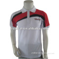 Men's fashion polyester cool dry short sleeve customed sublimation polo shirt